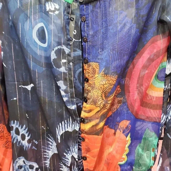 DesigualFloral Sheer Blouse  - Picture 4 of 8